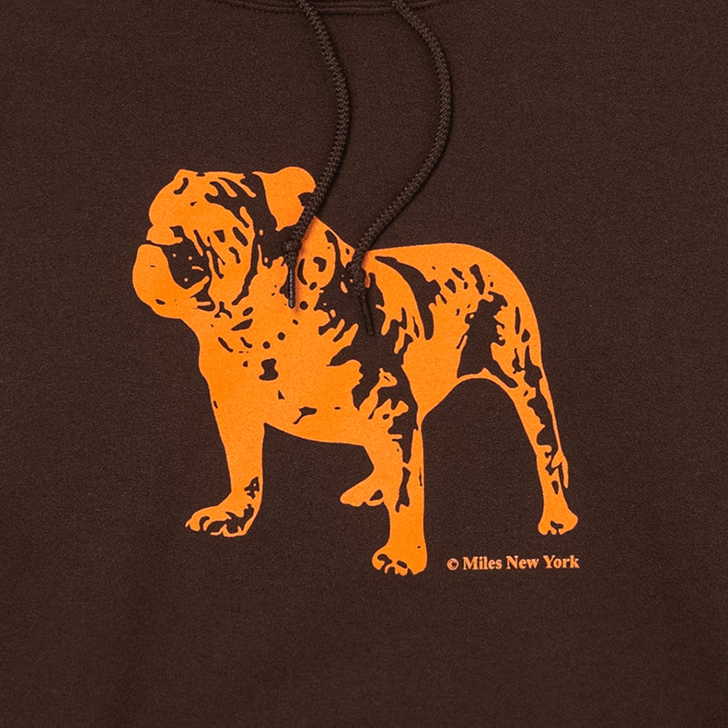 Miles Bulldog Hoodie – Brown