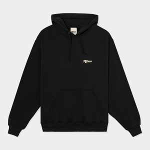 Miles Classic Logo Hoodie – Black – Miles New York