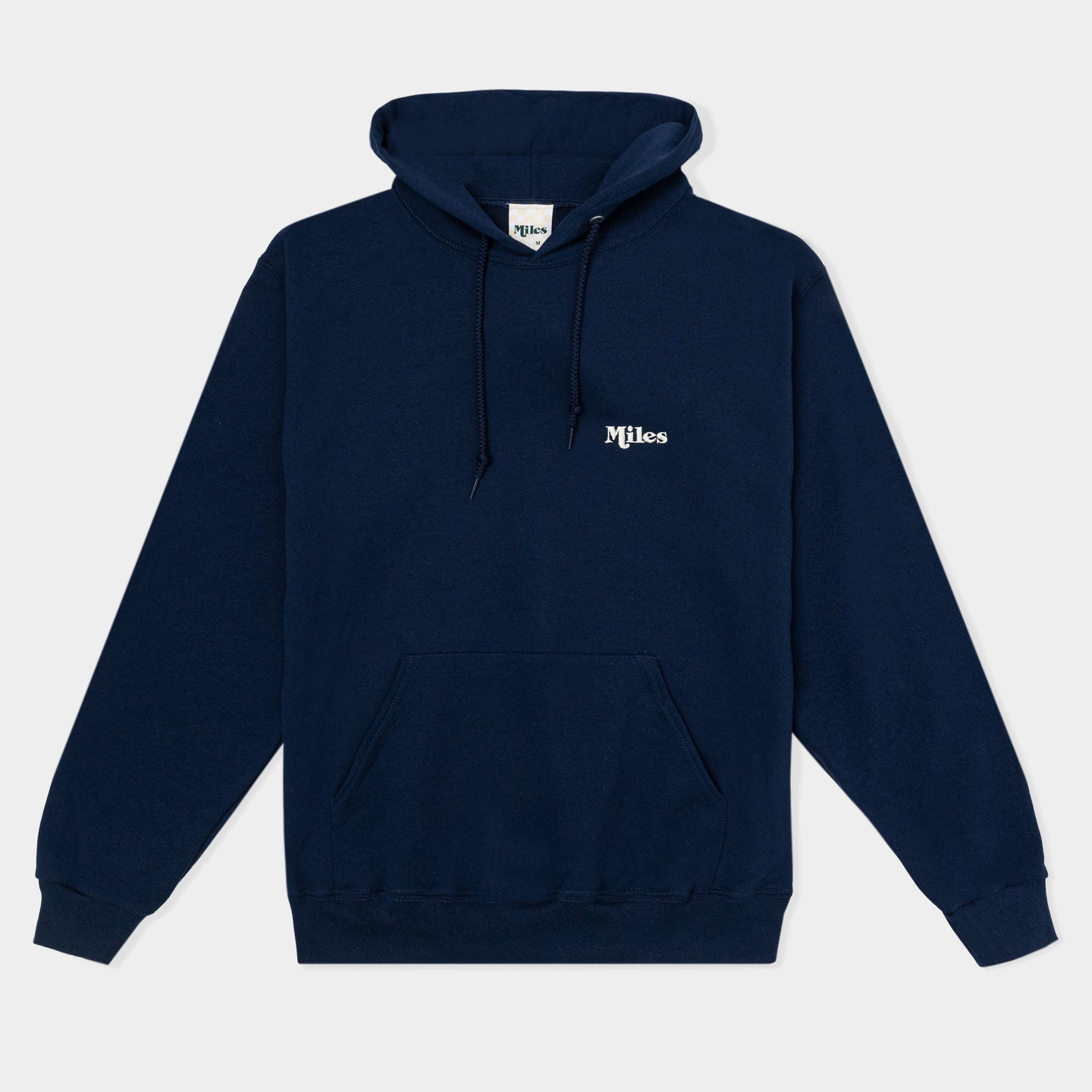 Miles Classic Logo Hoodie – Navy
