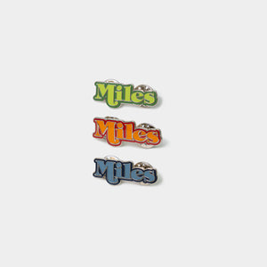 Miles Logo Pin Set