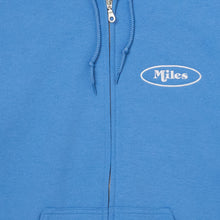 Classic Miles Zip Up Hoodie – Light Blue
